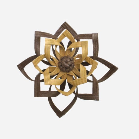 【クラフトバンド レシピ】クレマチスの花飾り