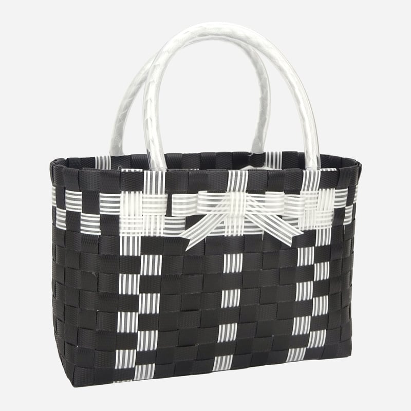 PPバンド レシピ】PPバンドのダブルリボンバッグ | M's Factory