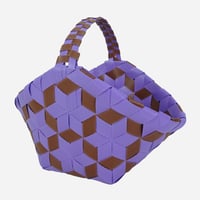 【PPバンド レシピ】PPバンドの星柄お菓子かご