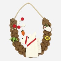 【クラフトバンド レシピ】午（うま）のひづめリース