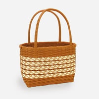 【クラフトバンド レシピ】大理石柄八の字かがりバッグ