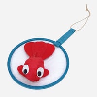 【クラフトバンド レシピ】金魚すくいのオーナメント