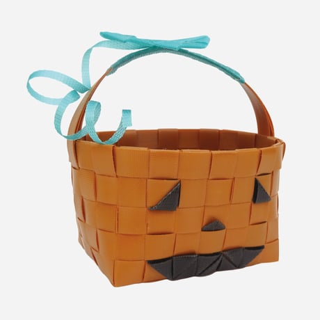 【PPバンド レシピ】PPバンドのハロウィンかぼちゃのかご