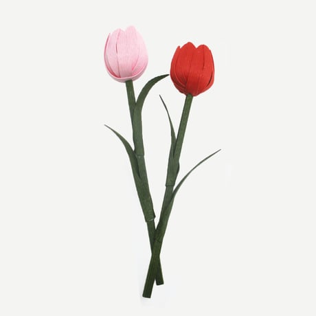 【クラフトバンド レシピ】チューリップ