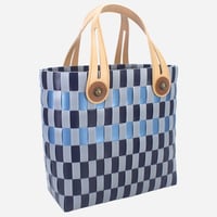 【PPバンド レシピ】レザー調PPシンプルバッグ