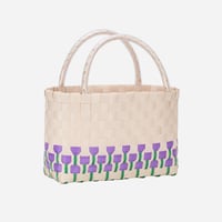 【PPバンド レシピ】PPバンドのチューリップのバッグ