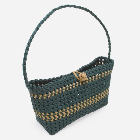 【クラフトバンド レシピ】モダンミニバッグ