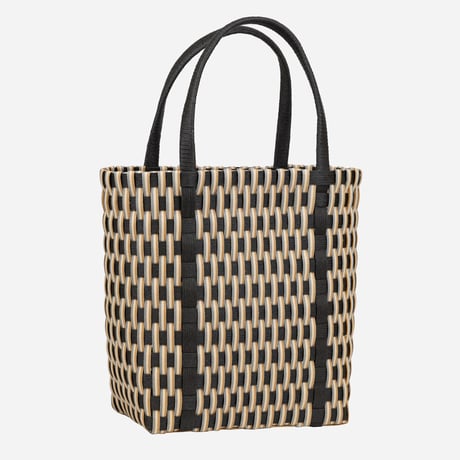【クラフトバンド レシピ】縦編みのバッグ