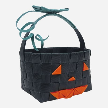 【PPバンド レシピ】PPバンドのハロウィンかぼちゃのかご