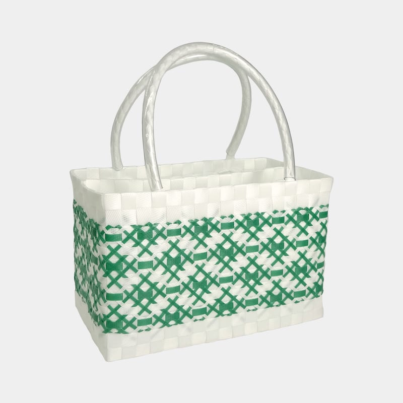 PPバンド レシピ】PPバンドのポケット付きバッグ | M's Factory