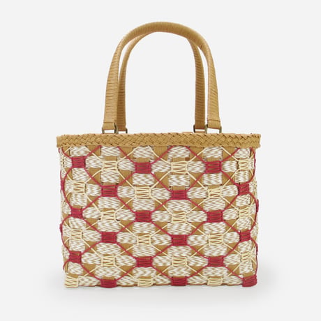 【クラフトバンド レシピ】まくらめ編みのバッグ