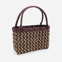 【クラフトバンド レシピ】ジグザグ浴衣バッグ