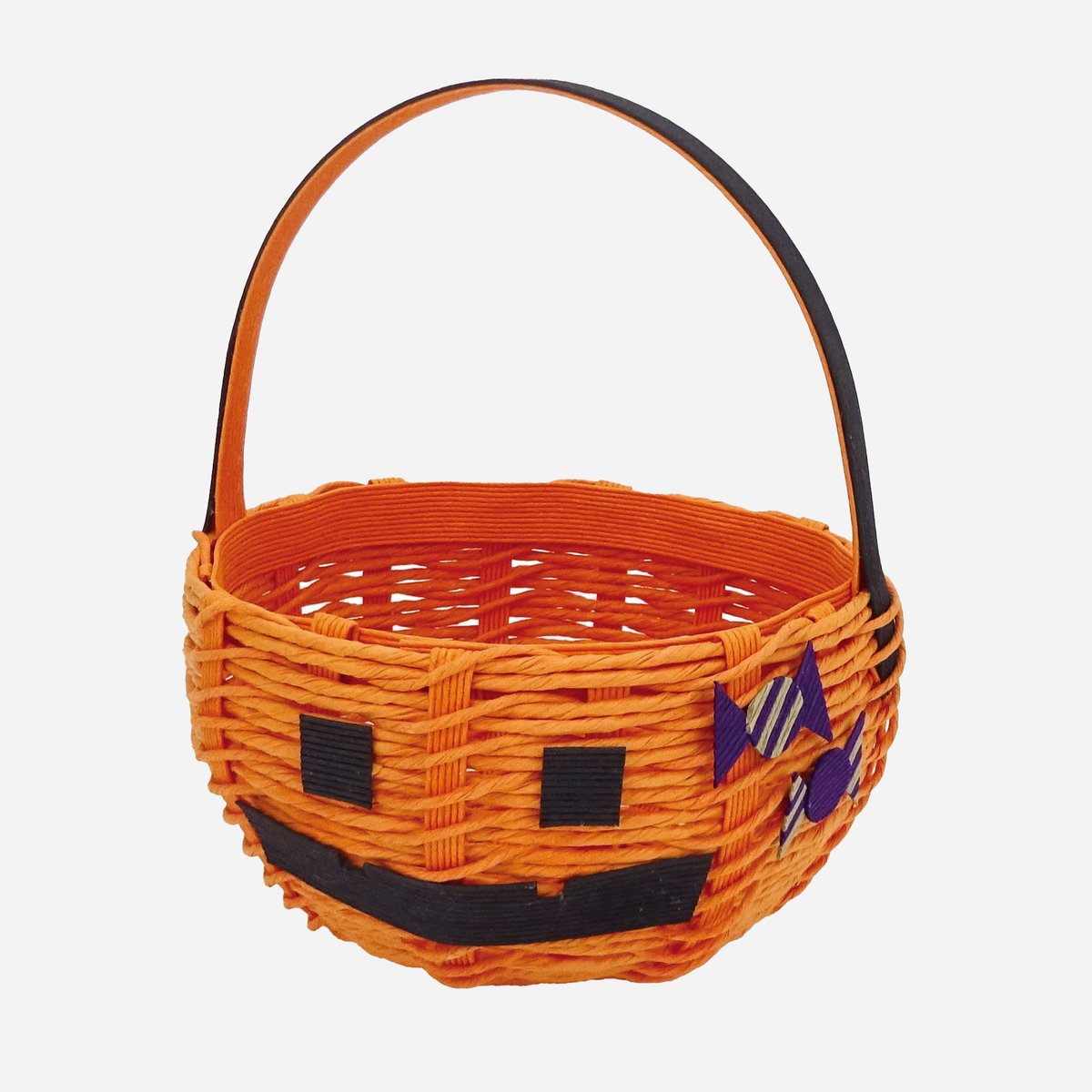 クラフトバンド レシピ】ハロウィンかぼちゃのかご | M's Factory