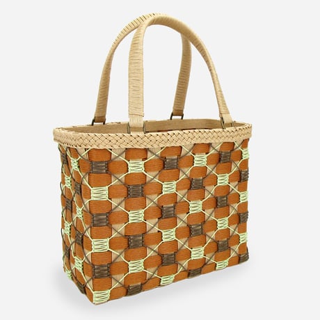 【クラフトバンド レシピ】まくらめ編みのバッグ