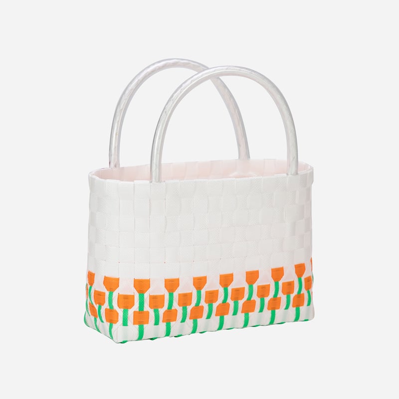 【おまとめ品】チューリップ型ハンドメイドバッグ3点 おまとめ品】チューリップ型ハンドメイドバッグ3点 おまとめ品