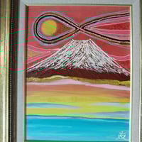 【真作保証】多田博一「カラコルムの谷」油彩6号 一枚の繪 直筆サイン 絵画 ≪国美協≫南 美穂子、『南イタリア 崖の町、アマルフィ』、油彩画、F6