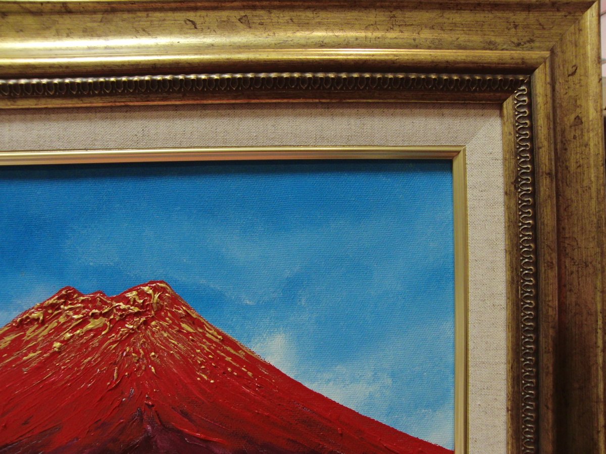 ≪国美協≫TOMOYUKI 友之、『江の島と富士』、油彩画 F50号:116 ≪国美協≫TOMOYUKI 友之、『江の島と富士』、油彩画 F50号:116