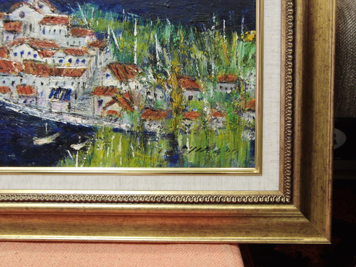 ≪国美協≫南 美穂子、『岬の修道院(南イタリア)』、油彩画、F6号：40