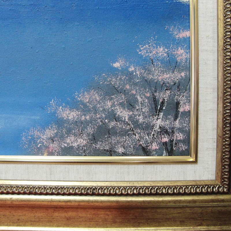 直筆油絵F8号です直筆油絵ですS.YOのサインがあります 堺幹夫