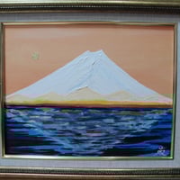 ≪国美協≫TOMOYUKI・友之、『富士山(春)』、油彩画、F6号：40,9