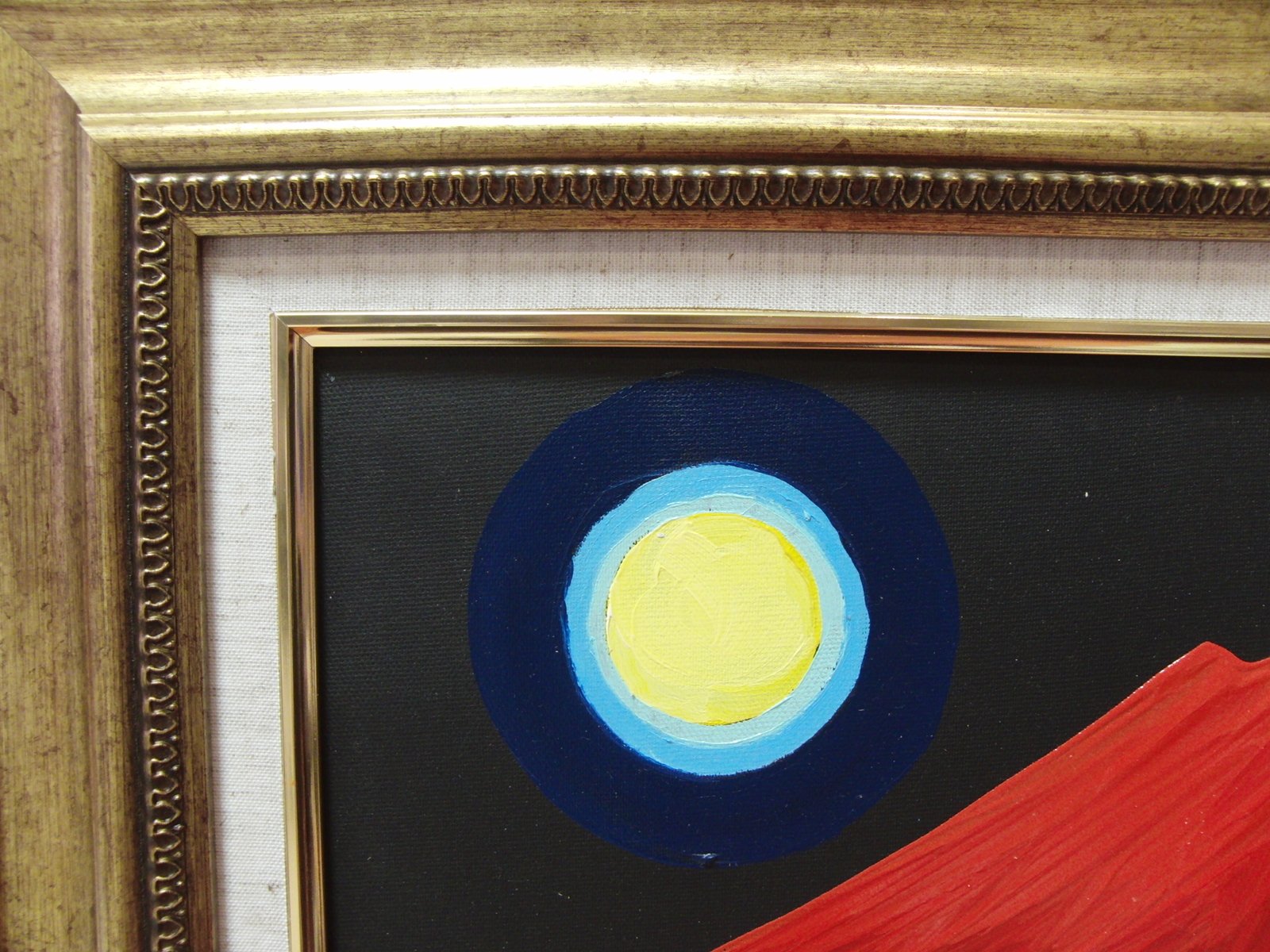 ≪国美協≫TOMOYUKI・友之、『一番星 富士山』、油彩画、F6号：40,9×31