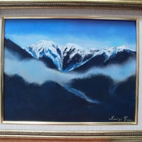 ≪国美協≫南 美穂子、『岬の修道院(南イタリア)』、油彩画、F6号：40