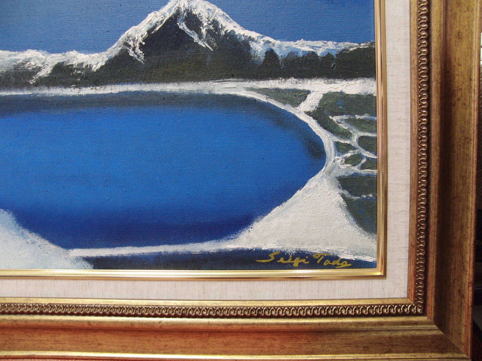 ≪国美協≫多田晴義、『北海道 羊蹄山』、油彩画、F6号：40,9×31,8cm