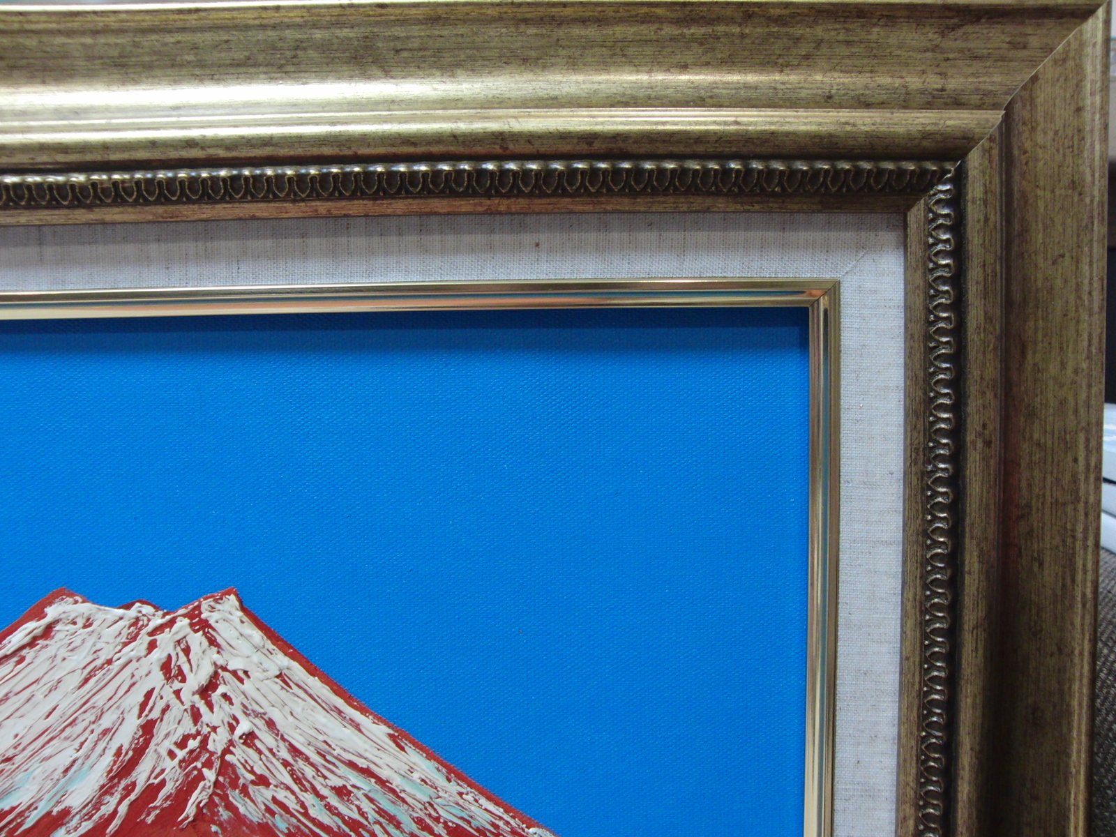 ≪国美協≫TOMOYUKI・友之、『富士山』、油彩画、F6号：40,9×31,8cm