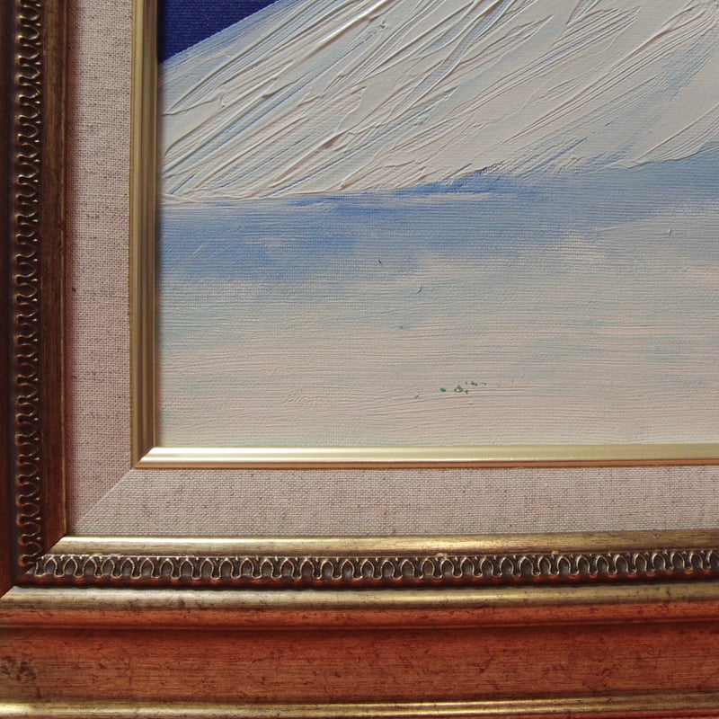 ≪国美協≫TOMOYUKI・友之、『富士山』、油彩画、F6号：40,9×31