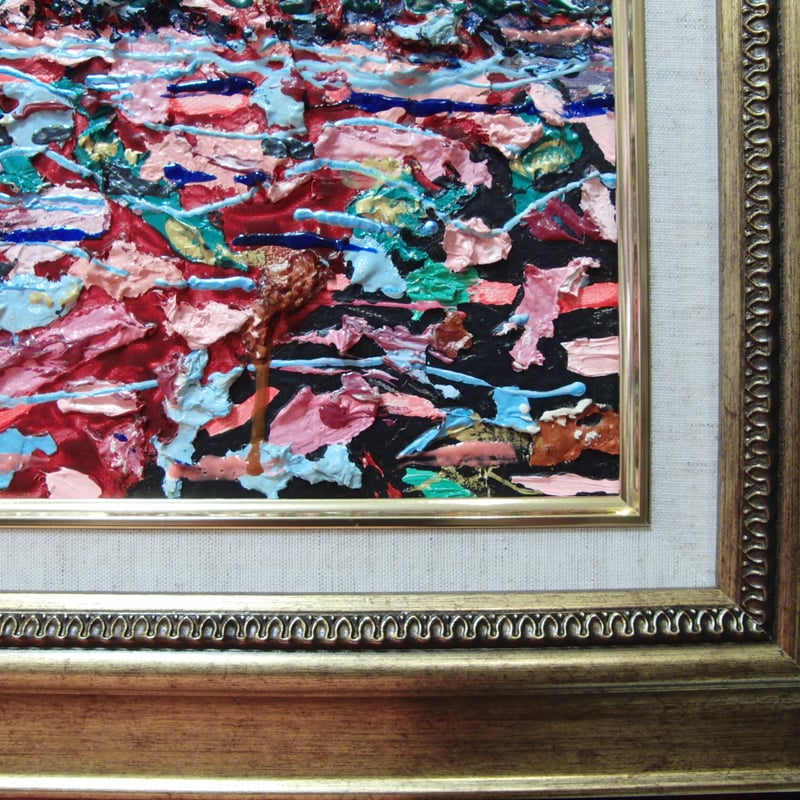 ≪国美協≫TOMOYUKI・友之、『富士山 彩り』、油彩画、F6号：40,9×31
