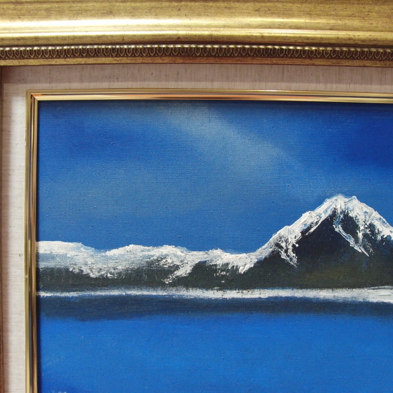 ≪国美協≫多田晴義、『北海道 羊蹄山』、油彩画、F6号:40,9×31 ≪国美協≫多田晴義、『北海道 羊蹄山』、油彩画、F6号:40,9×31