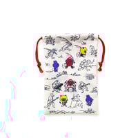 鳥獣戯画×けだまりあん　巾着