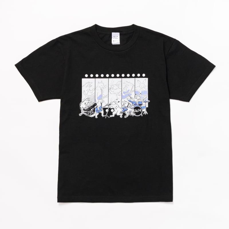 Tシャツ【鳥獣戯画×Kアリーナ横浜】ライブステージ編/ブラック | K