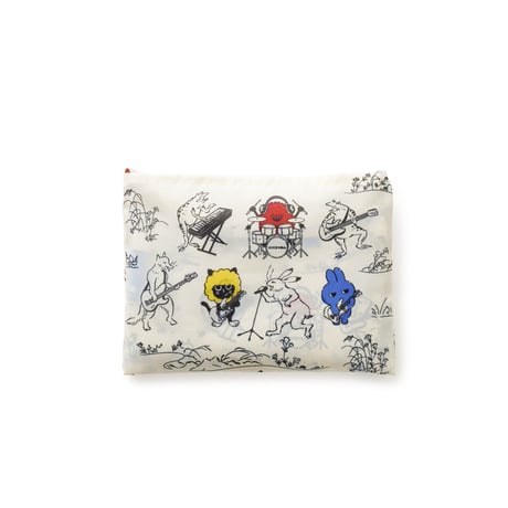 鳥獣戯画×けだまりあん　エコバッグ