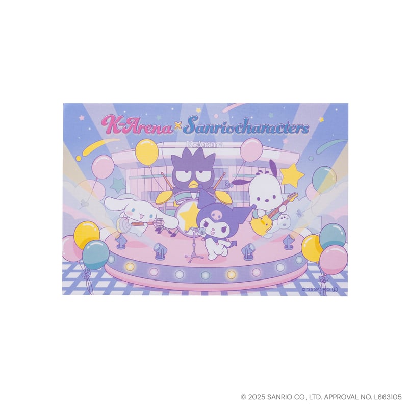 サンリオ　ポストカード サンリオキャラクターズ×Kアリーナ横浜 ポストカード | K-Arena