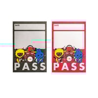 けだまりあん　PASSステッカー