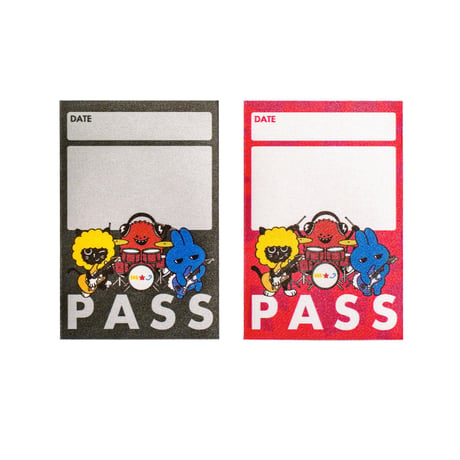 けだまりあん　PASSステッカー