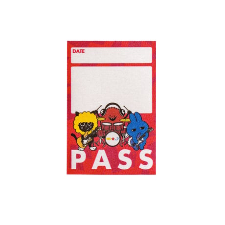 けだまりあん　PASSステッカー