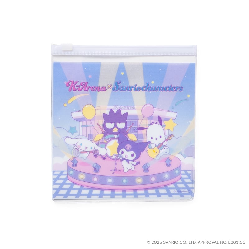サンリオ キャラクター ジップ バッグ サンリオキャラクターズ×Kアリーナ横浜 ジップバッグ | K-Arena Shop