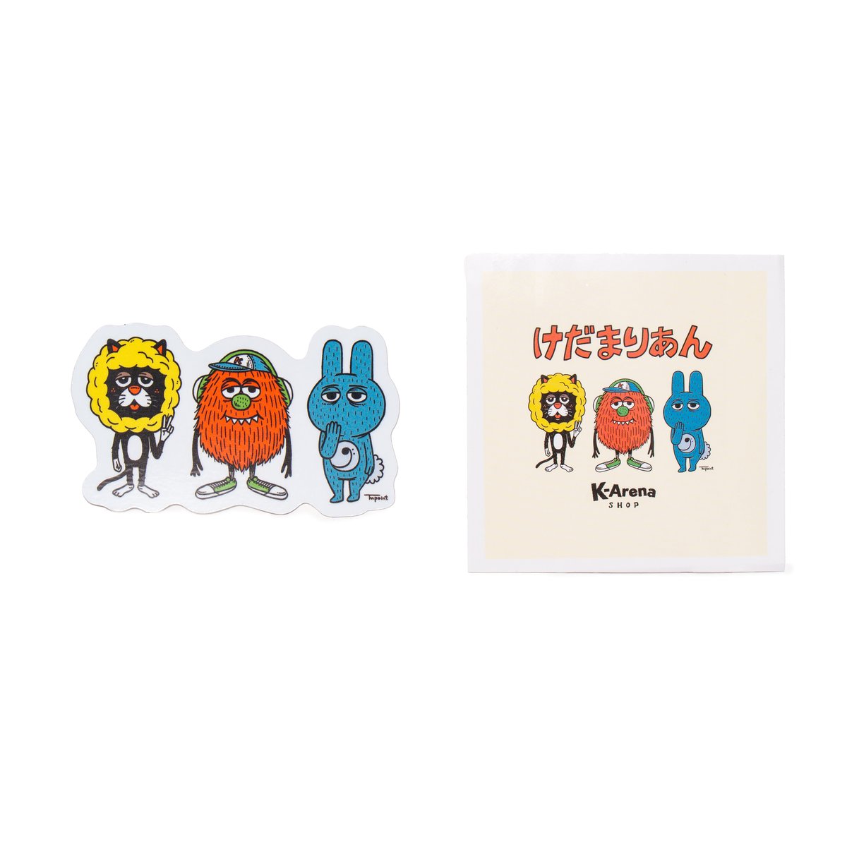 けだまりあん×TMpaint ステッカー | K-Arena Shop Online