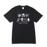 鳥獣戯画×けだまりあん　Tシャツ　ブラック