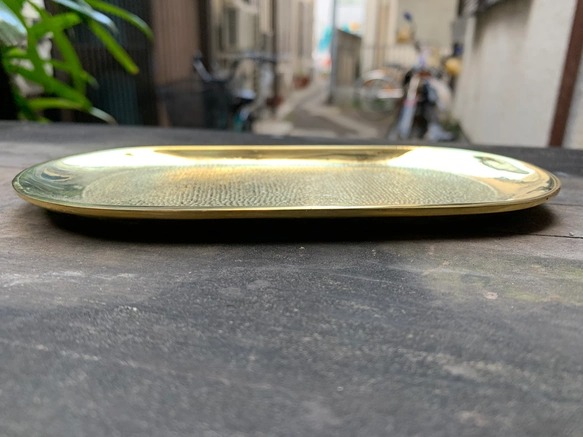 真鍮鋳物 楕円型トレー（小） | Rbrass ONLINE STORE