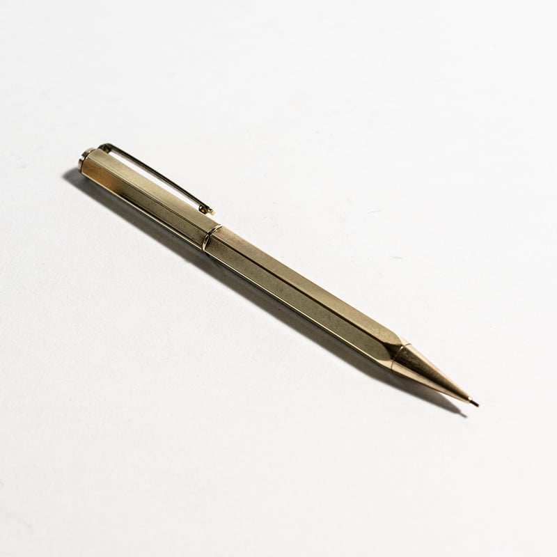 Roman Art 真鍮製クリップ付きシャープペンシル | Rbrass ONLINE STORE