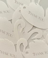 thank you card　一　swan