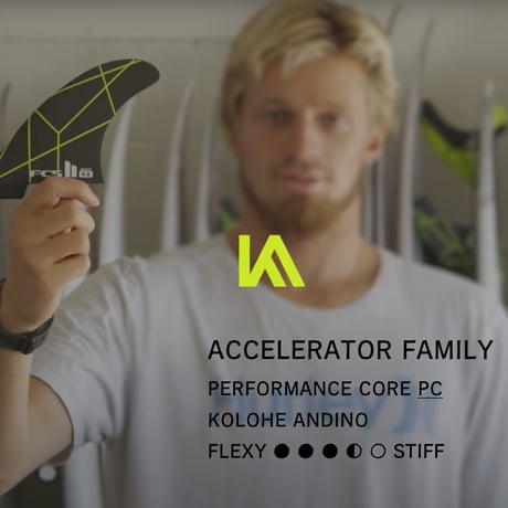 FCS II KA コロヘ アンディーノ パフォーマンスコア ミディアム トライフィン 3枚セット KOLOHE ANDINO MEDIUM TRI FIN SET PERFORMANCE CORE