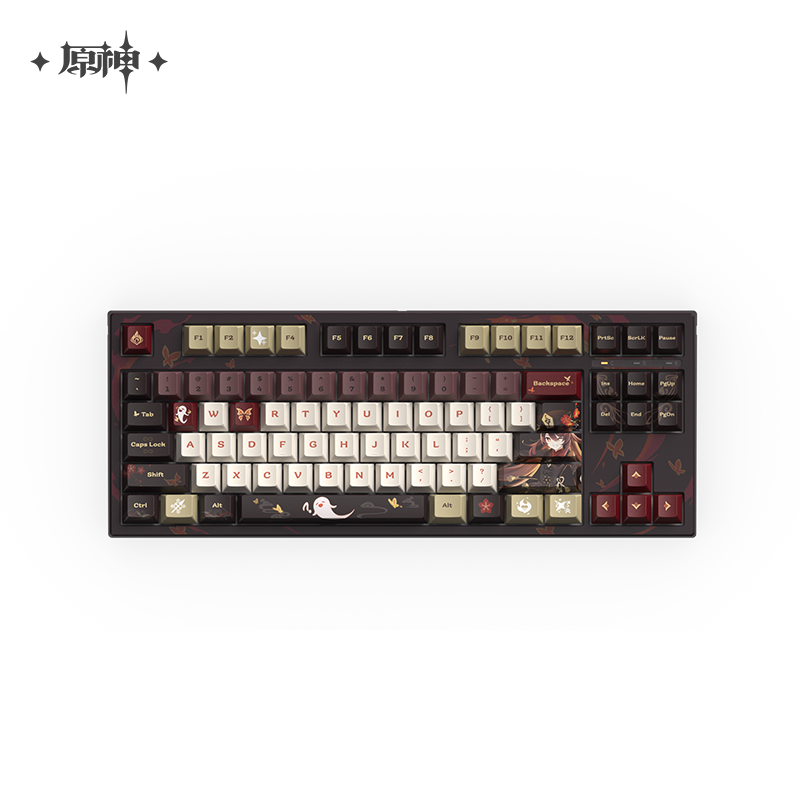原神 キーキャップ クレー PBT 原神 miHoYo 刻晴·霆霓快雨テーマ