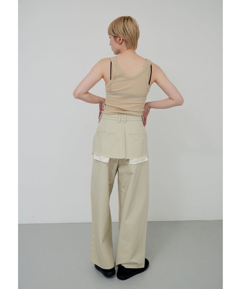 lit Layered Like Twill Pants 38 レイヤードパンツ Layered Like Twill Pants | lit