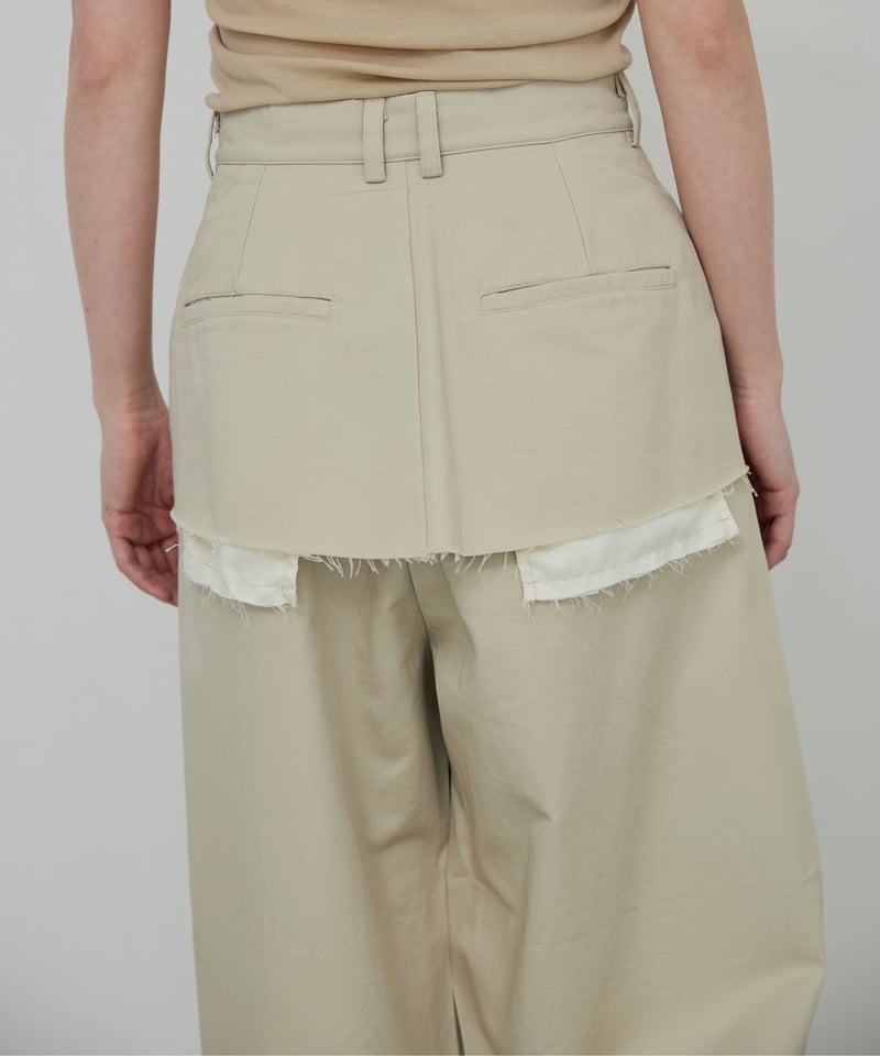 lit Layered Like Twill Pants 38 レイヤードパンツ Layered Like Twill Pants | lit