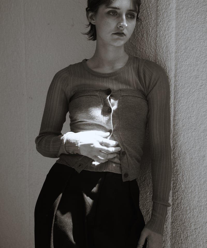 Bustier Set Random Rib Knit | lit