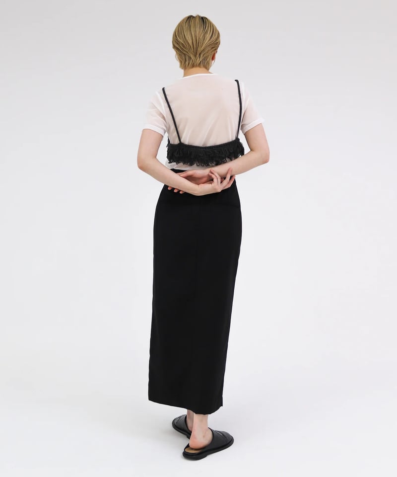 トップス fringe knit bustier anuke（アンヌーク）の「Fringe Knit Bustier（ニット/セーター